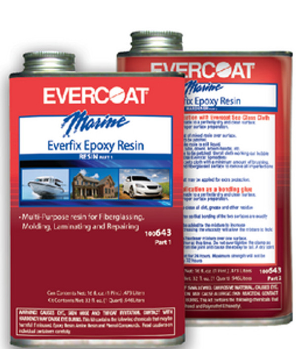 EVERCOAT 100643 QT RESIN-EVERFIX EPOXY KIT