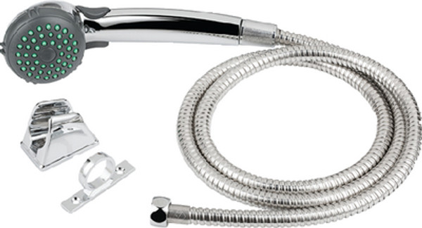 DURA FAUCET DF-SA400K-CP RV SHOWER HEAD/HOSE CHROME