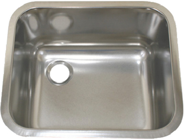 SCANDVIK 10210 SS SINK RECT SATIN L FLANGE