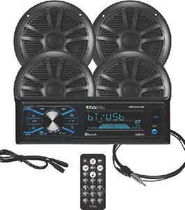 BOSS AUDIO SYSTEMS MCBK634B64 PKG DIGITAL  W/PR 6.5  WHT SPK