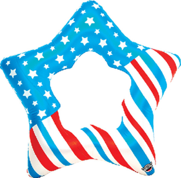 BMPF-0155 PATRIOTIC STAR POOL FLOAT @4