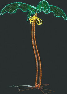 MING'S MARK INC 8080122 PALM TREE LED COCONUT 7'