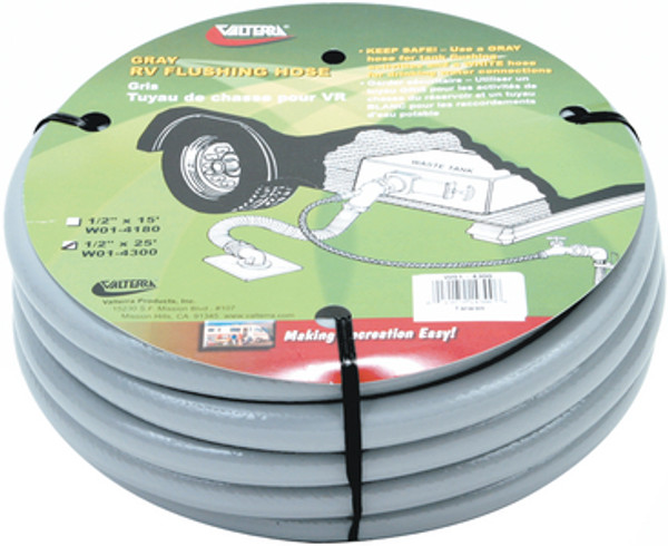 VALTERRA W01-4300 1/2INX25' GRAY FLUSHING HOSE