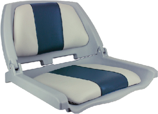 SPRINGFIELD MARINE 1061121-C TRAVELER SEAT GRAY W/BLUE&GRAY