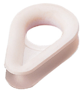 SEA-DOG LINE 173553 NYLON THIMBLE (WHITE) - 3/8 IN