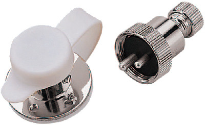 SEA-DOG LINE 426262-1 CONNECTOR-3 AMP 2 PIN CHROME