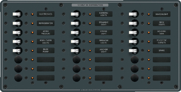 BLUE SEA SYSTEMS 8264 PANEL DC 24 POSITION