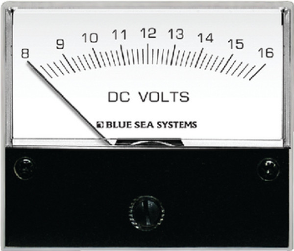 BLUE SEA SYSTEMS 8003 VOLTMETER ANALOG 8-16 VDC