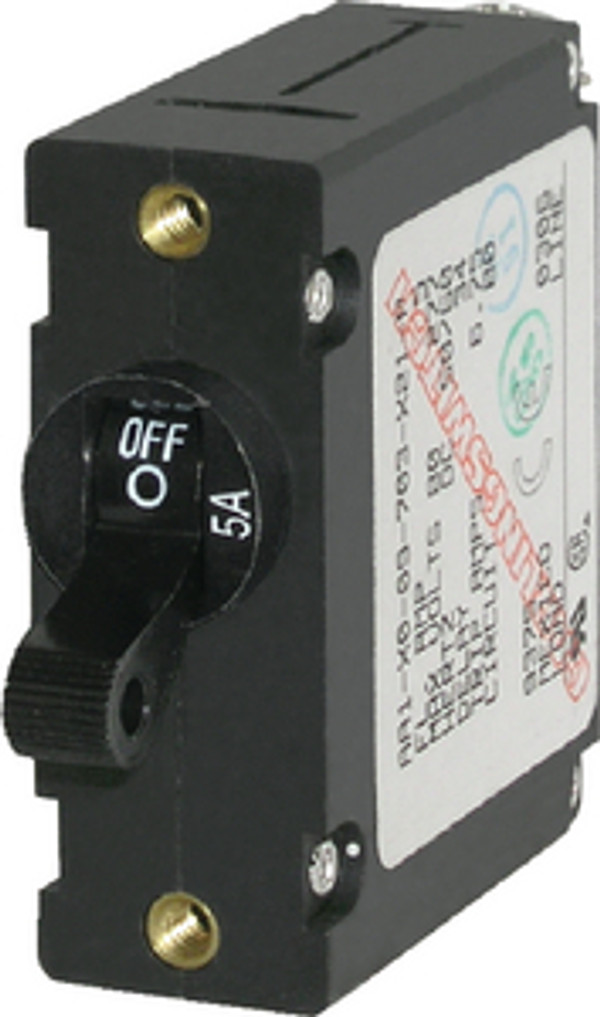 BLUE SEA SYSTEMS 7208 CIRCUIT BREAKER AA1 15 AMP BLK