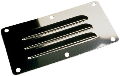 SEA-DOG LINE 331390-1 SS LOUVERED VENT 5IN X 4-5/8IN