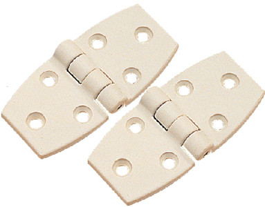 SEA-DOG LINE 202531 BULK HINGE ZYTEL 13/8X3 IN WHT BULK