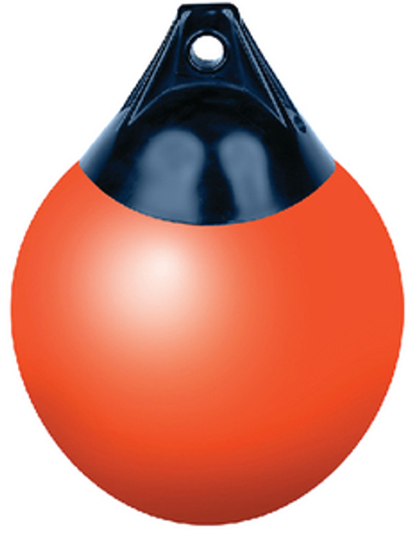 DOCK EDGE DE95610S BUOY 10" ORANGE COMMERCIAL