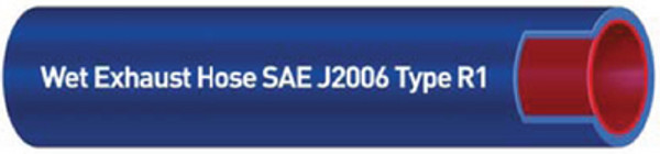 SHIELDS HOSE 116-202-6000-36 6" SILICONE WTR/EXH 3' LGTH.