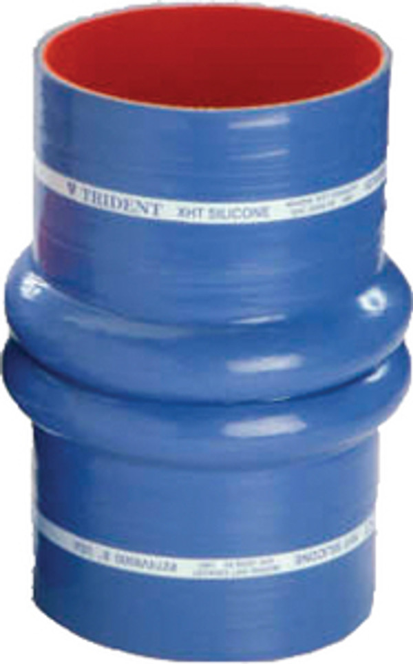 TRIDENT HOSE 274V8000SS TRI SIL DBLE HMP/CLAMPS 8"