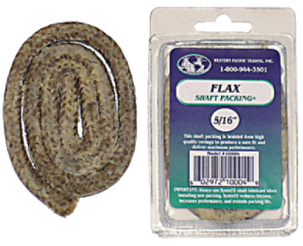 WESTERN PACIFIC TRADING 10005 FLAX PACKING 3/8  X2FT