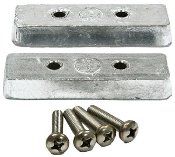 B & S ANODES BSMBTKIT TRIM TAB KIT 2 ANODES & BOLTS