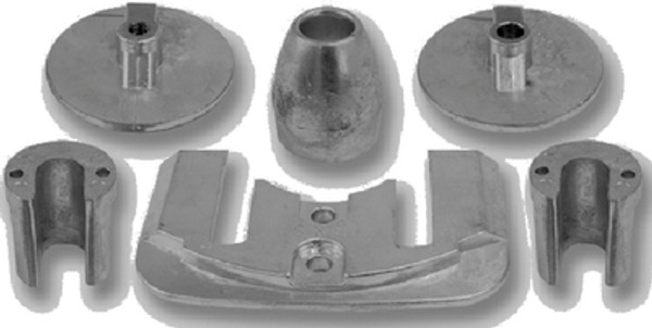 B & S ANODES BSMBRAV3PLUSKITZ ZINC KIT-BRAVO 3 2004 AND UP