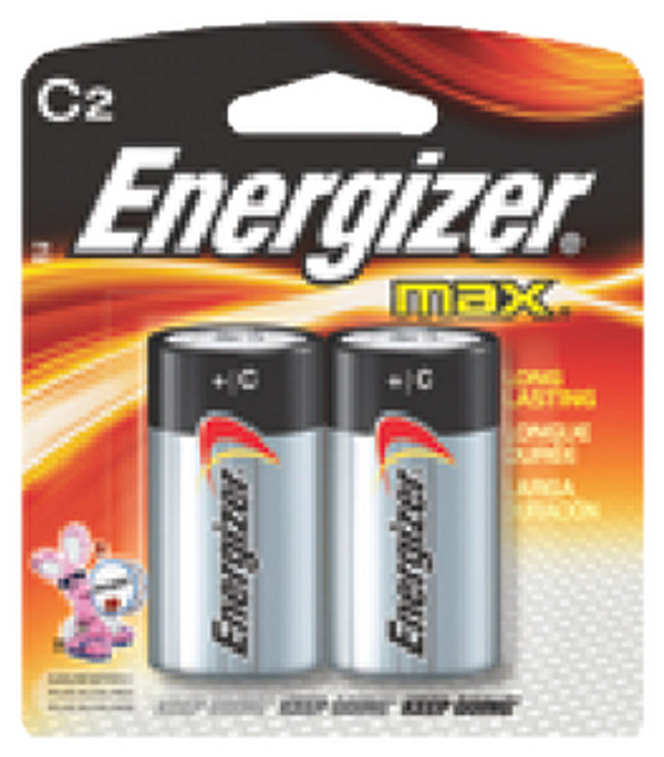 E93BP2 BATTERY C ENERGIZER 2/CD   @12