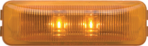OPTRONICS MCL61ABP THINLINE AMBER MARK/CLEAR LITE