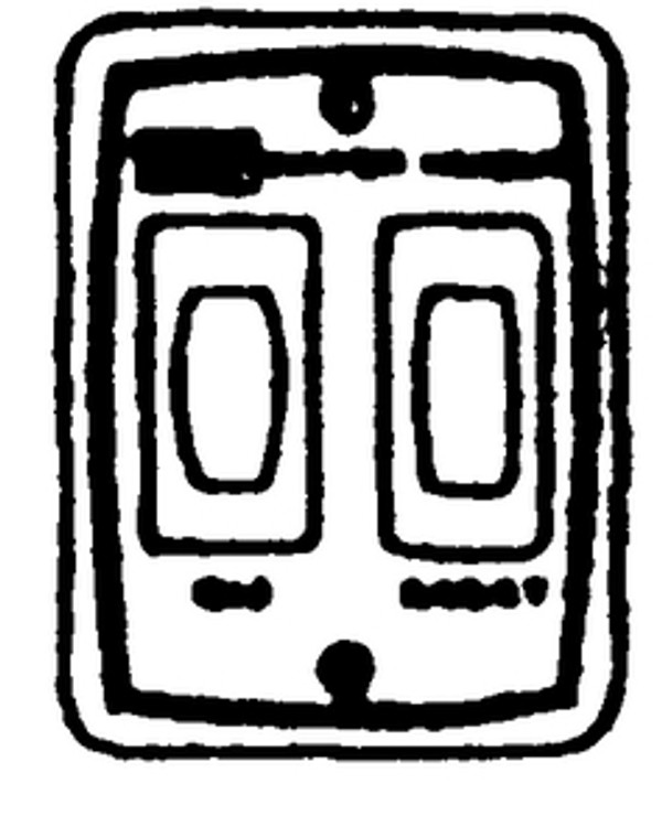SUBURBAN MFG 232882 DEL MODEL ON/OFF SWITCH WHITE