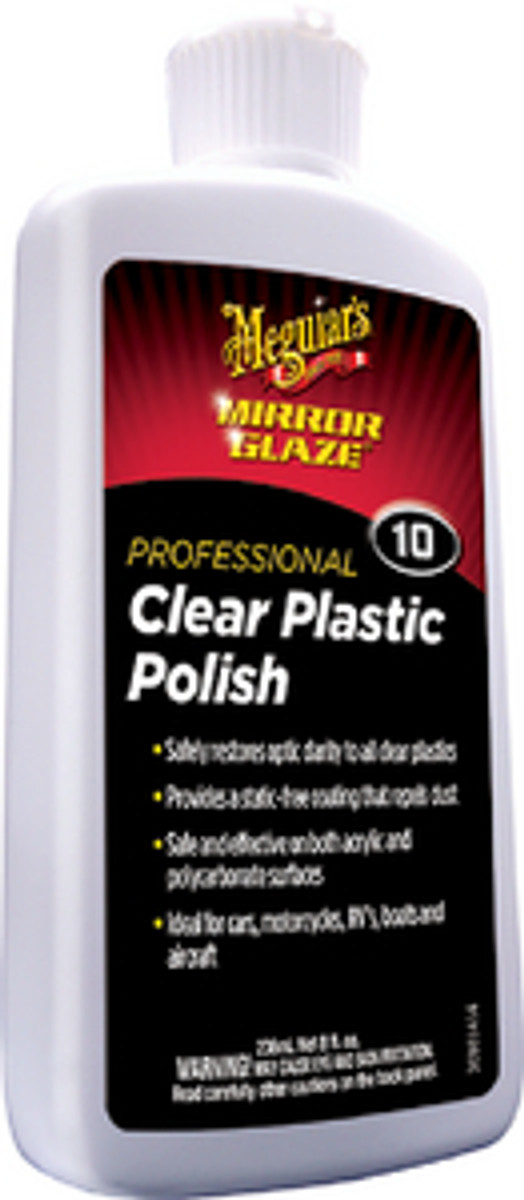 MEGUIARS, INC M-1008 PLASTIC POLISH 8OZ