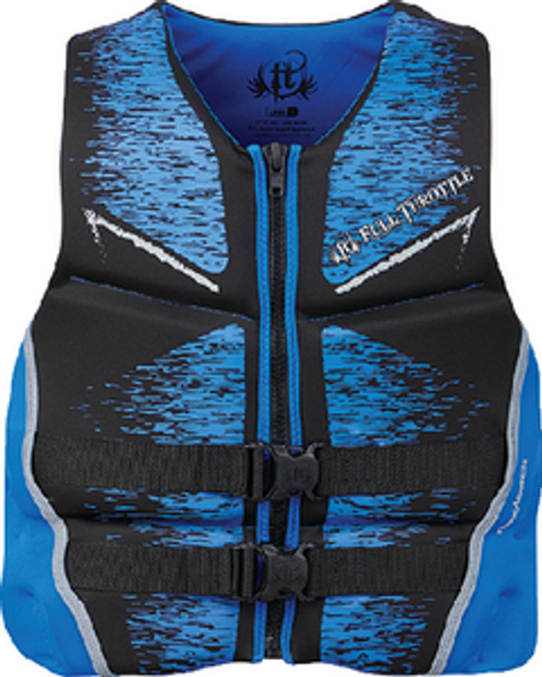 FULL THROTTLE 14250050006019 MEN'S RAPID-DRY FLEX-BACK BLUE