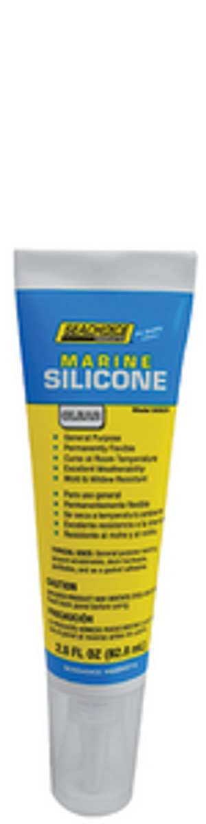 SEACHOICE 93604 SILICONE SEALANT CLEAR 2.8OZ