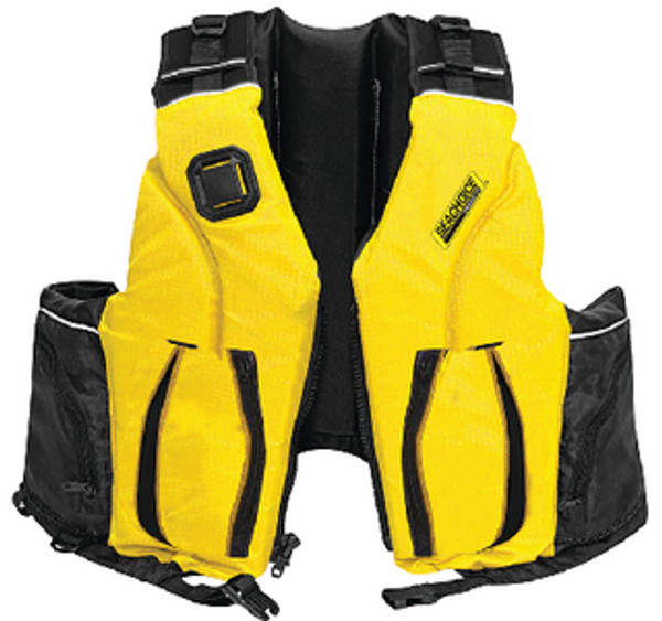 SEACHOICE 9007S/M-YEL/BLK-85973 CANOE KAYAK PFD YEL/BLK S/M