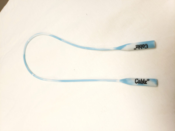 Cablz SiliconeBlue/Wht Silicone 4711-0064