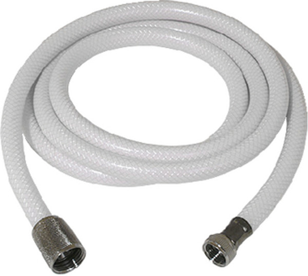 SCANDVIK 10290 6' WHITE NYLON SHOWER HOSE