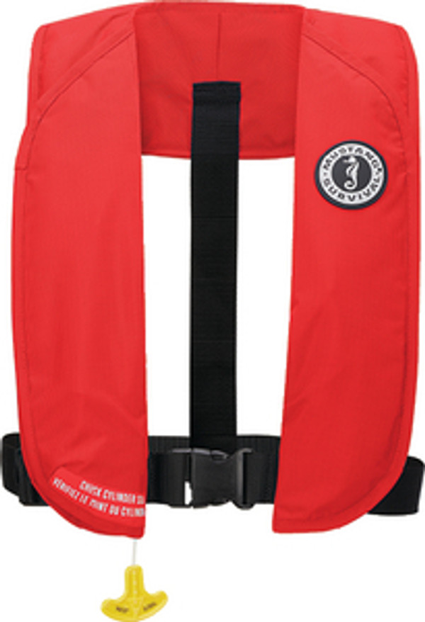 MUSTANG SURVIVAL  MD40324 MIT70 AUTOMATIC INFLT PFD RED