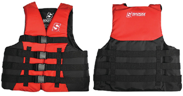 BODY GLOVE VESTS 85107 EVO VEST RED/BLK XL