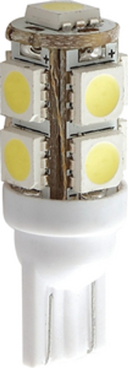 MING'S MARK INC 5050114 T10 WEDGE BULB COOL WHT 2/PK