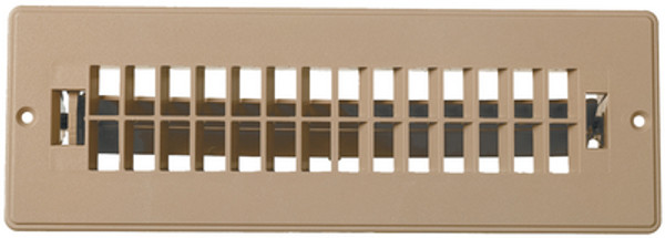 D & W SALES ENG. 7920DB-2H PLASTIC FLOOR REGISTER