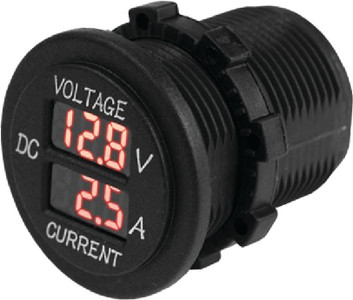 SEA-DOG LINE 421625-1 ROUND DIGITAL VOLTAGE/AMPMETER