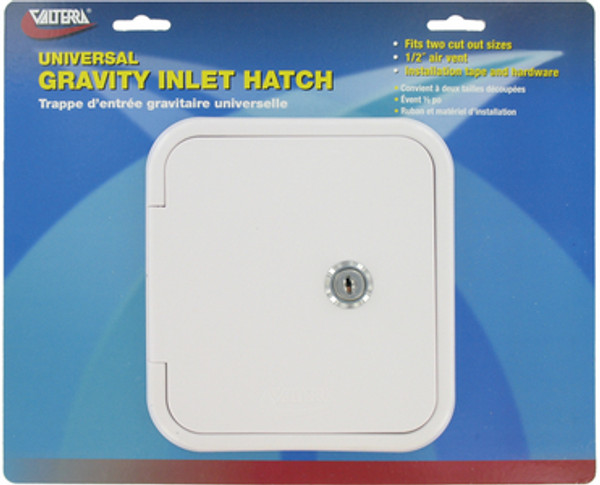 VALTERRA A01-2002VP GRAV HATCH WHITE CARDED