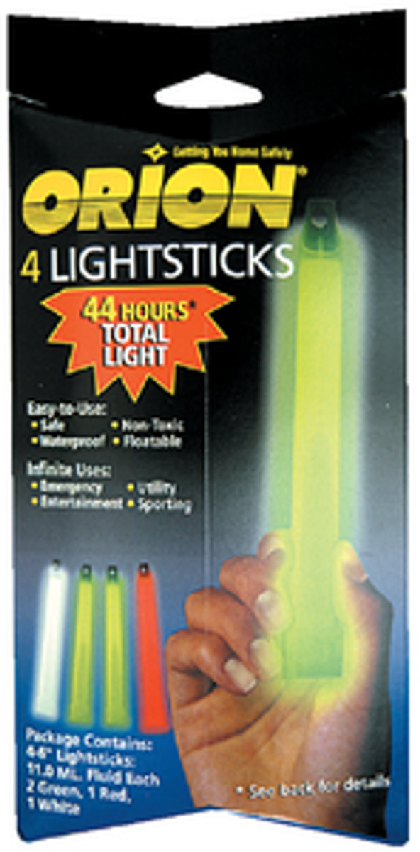 ORION SAFETY PRODUCTS 924/4PK 6 IN. LIGHTSTICK 4/CD