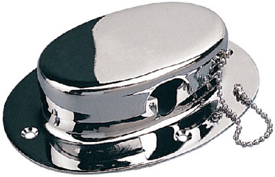 SEA-DOG LINE 322070 DECK PIPE CHR BRASSW/CHAIN