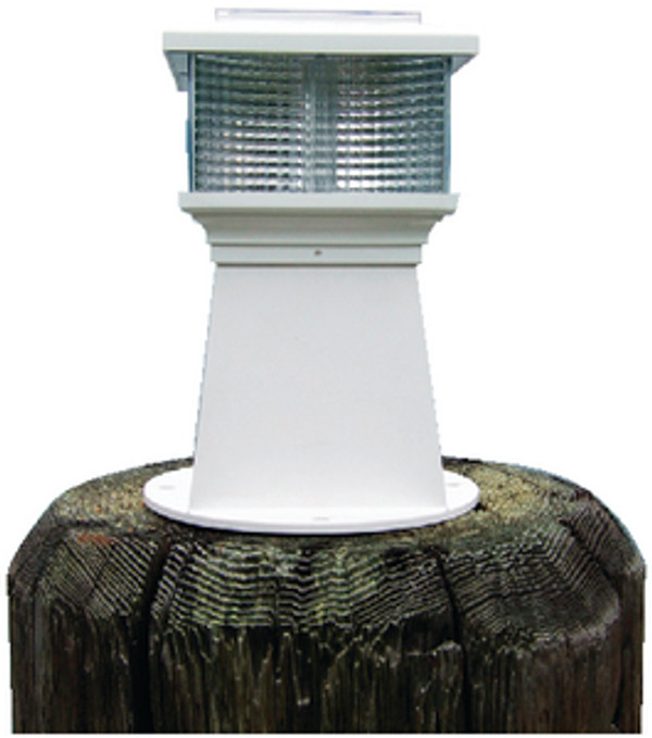 DOCK EDGE DE96264F SOLAR PILING LIGHT