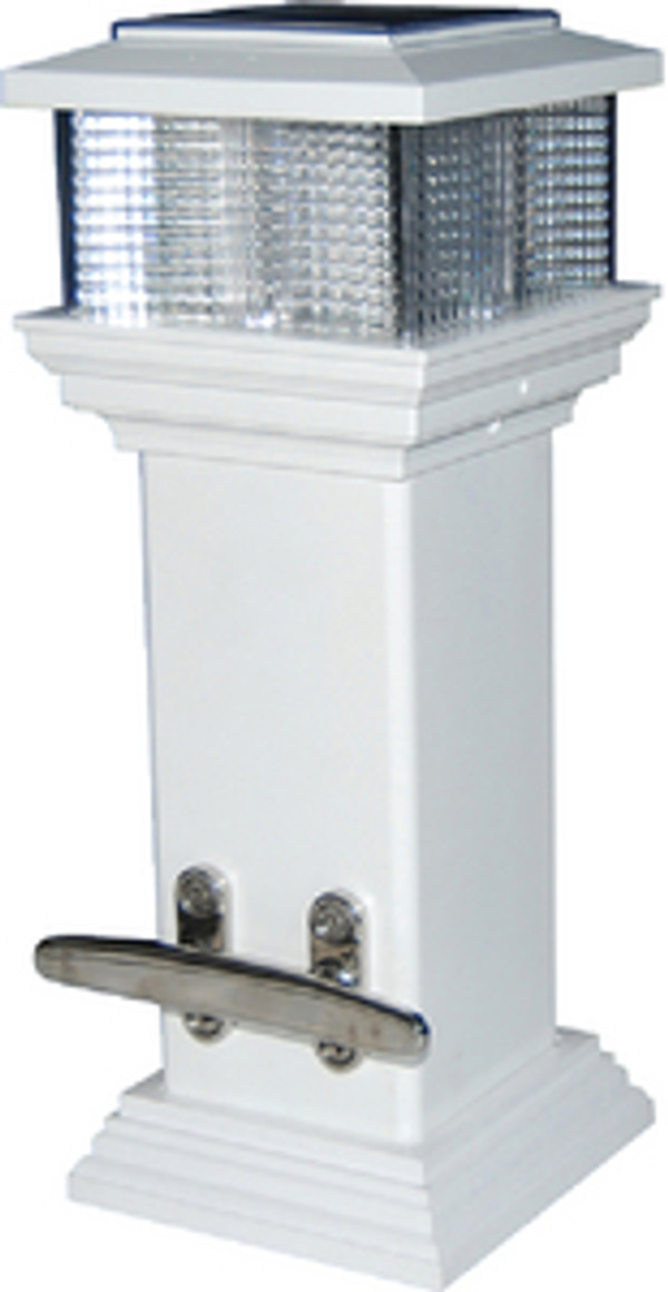 DOCK EDGE DE96250F SOLAR DOCK LIGHT C/W SS MOORIN