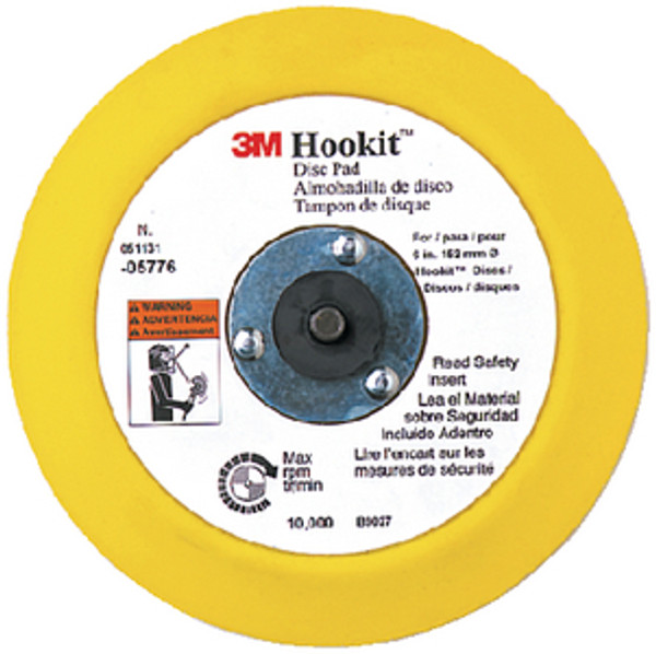 3M 05776 6IN HOOKIT DISC PAD