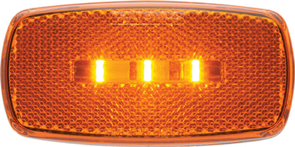 OPTRONICS MCL32ABP LED MARK LIGHT OVAL AMBER