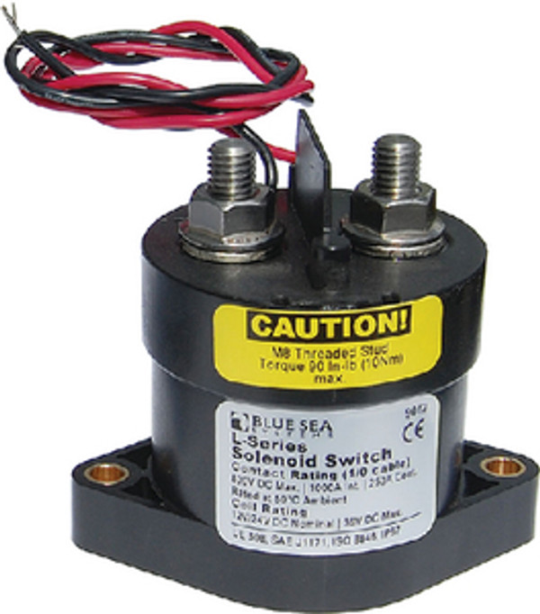 BLUE SEA SYSTEMS 9012 SOLENOID L 250A 12/24V