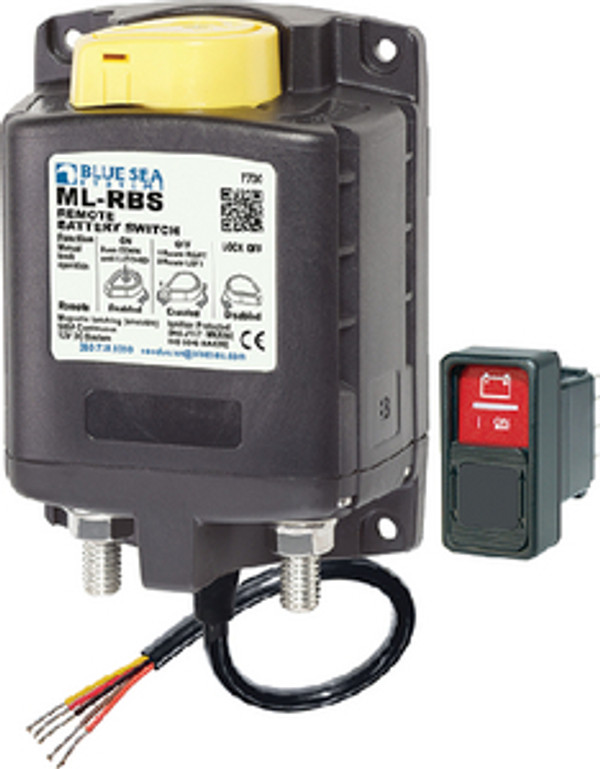 BLUE SEA SYSTEMS 7700 SOLENOID ML 12V RBS W/MANCTRL