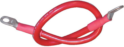 ANCOR 189141 CABLE #2 RED 18" LENGTH
