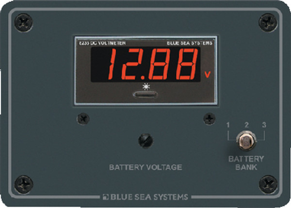 BLUE SEA SYSTEMS 8051 VOLT TEST PANEL 3 BREAKER