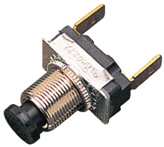 SEA-DOG LINE 420416-1 HORN BUTTON-1/2INDIA.HOLEBLK