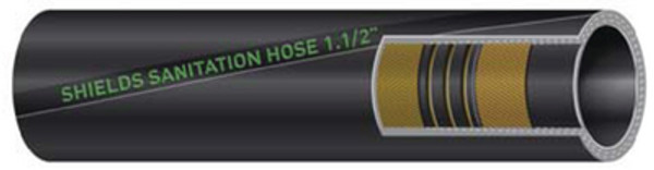 SHIELDS HOSE 116-101-1124 1 1/2 X 12 1/2 SANITATION HOSE