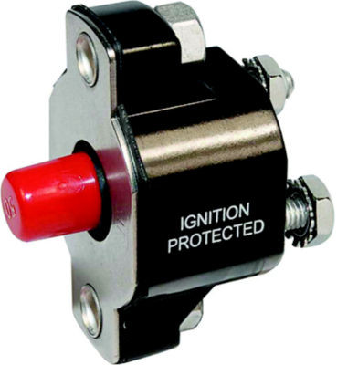 BLUE SEA SYSTEMS 2138-BSS CIRCUIT BREAKER PUSH BUT 15AMP