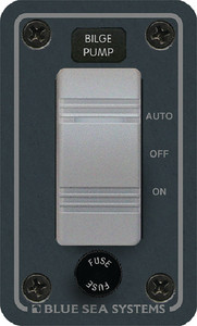 BLUE SEA SYSTEMS 8263 BILGE PUMP CONTROL PANEL HORIZ